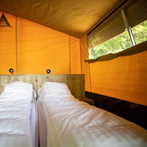 CANVAS AND WOOD TENT 6 people - Sunflower glamping tent