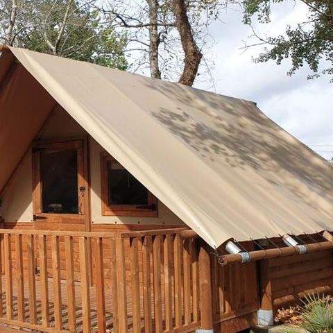 TENDA IN TELA E LEGNO 4 persone - Amazon Lodge (senza servizi igienici)