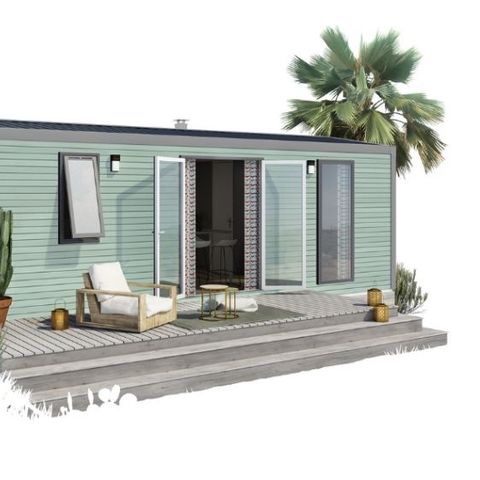 MOBILHOME 6 personnes - Mahana 6 personnes 3 chambres 32m²