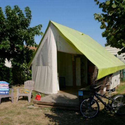 TENTE TOILE ET BOIS 4 personnes - LODGE SAHARI (sans sanitaires)