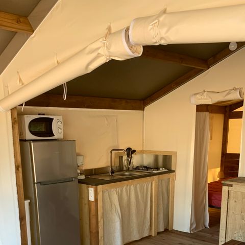 BUNGALOW DE LONA 5 personas - Freeflower Comfort+, con lavabo pero sin sanitarios