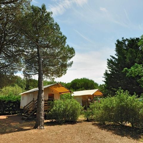 TIENDA DE LONA Y MADERA 4 personas - CABANE LODGE