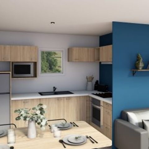 MOBILE HOME 6 people - Cottage Lagon 6p 3 Bedrooms 2 Bathrooms Premium