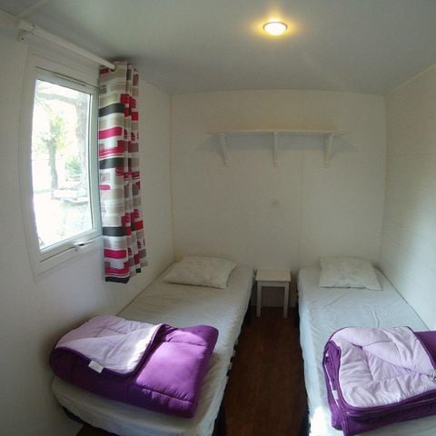 Stacaravan 6 personen - 2 kamers 4/6 standaard, 24m².