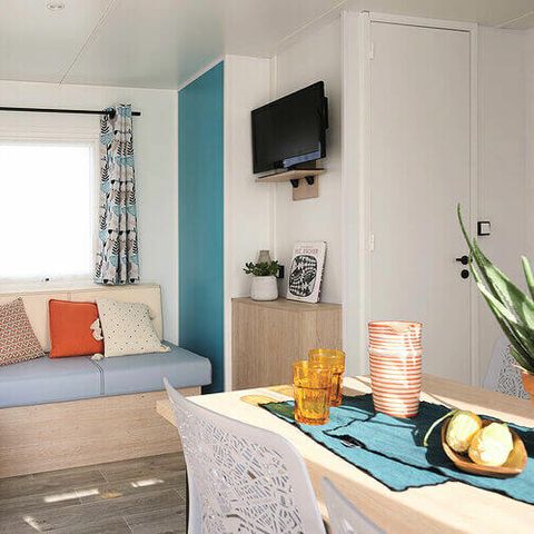 MOBILHEIM 6 Personen - Komfort 4 Zimmer 6 Personen + TV