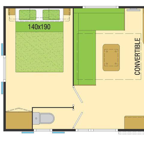 MOBILHOME 6 personnes - PASSION