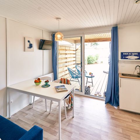 Lodge 4 personen - Loggia - 28 m² - 2 slaapkamers