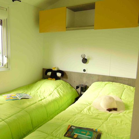 Stacaravan 5 personen - Premium 2 slaapkamers