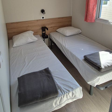 Stacaravan 6 personen - Comfort + 3 slaapkamers zaterdag