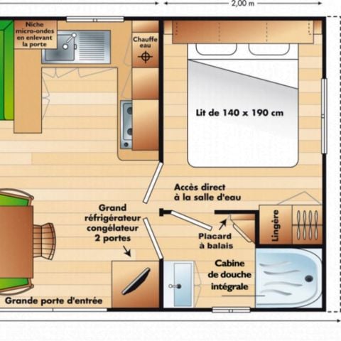 MOBILHOME 8 personas - Casa móvil con aire acondicionado TRIBU