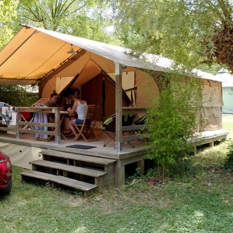 BUNGALOWTENT 4 personen - Lodge Victoria Comfort + Zonder sanitair