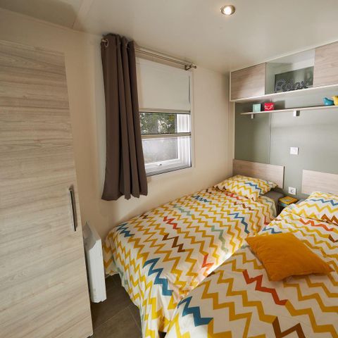 MOBILHOME 6 personas - Homeflower Premium 33 m² 3 dormitorios Aire acondicionado, Tv, lavavajillas