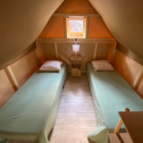 CANVAS AND WOOD TENT 2 people - Cyclolodge without sanitary facilities, without kitchen, 1 room