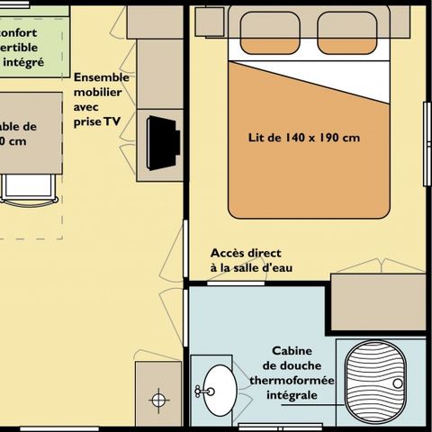 MOBILHOME 6 personas - MH2 29 m