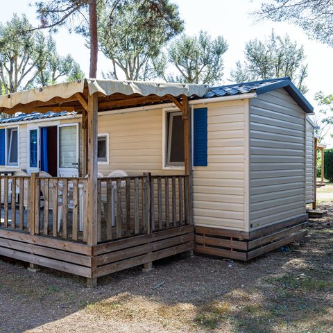 Stacaravan 6 personen - Stacaravan | Klassiek | 2 Slaapkamers | 4/6 Pers. | Verhoogd terras | Airconditioning.