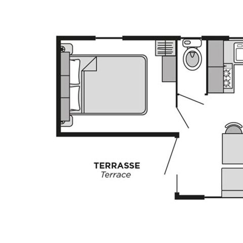 MOBILE HOME 4 people - Dune CONFORT air-conditioned