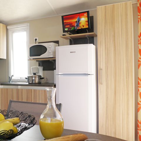 Stacaravan 6 personen - Stacaravan Confort Plus TV LV - 3 slaapkamers - 6 slaapplaatsen