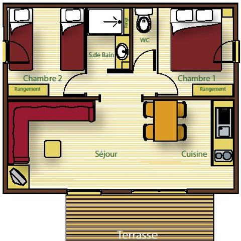 CHALET 6 personnes - BALLARIO