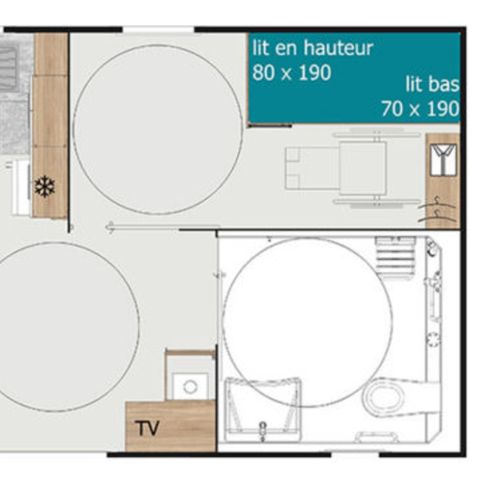 MOBILE HOME 4 people - Mobil home Confort PMR - 2 bedrooms