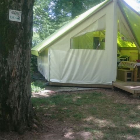 TENDA IN TELA E LEGNO 5 persone - Tenda Junior - Arrivo domenica - con servizi igienici