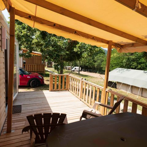 MOBILE HOME 5 people - Comfort - 2bed - Semi-covered terrace - TV - Air conditioning