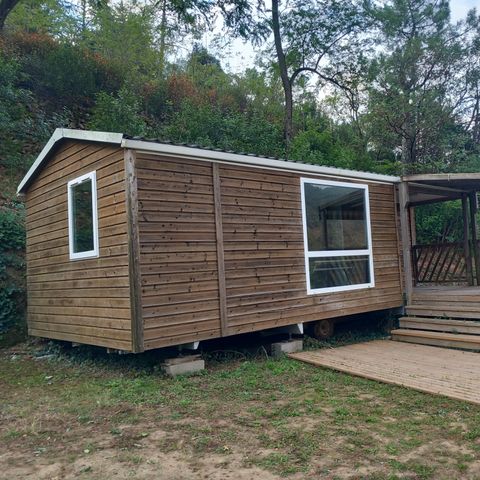 MOBILE HOME 4 people - Mobile-Home 30m² - Standard - 2 bedrooms - semi-covered terrace - TV - Air conditioning 4 pers.