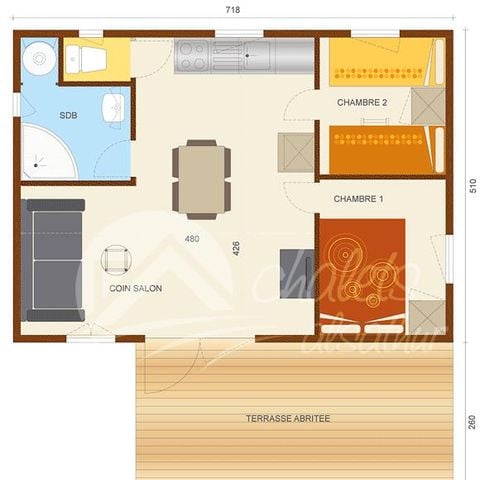 CHALET 6 people - PREMIUM comfort