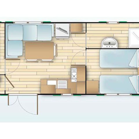 MOBILHOME 4 personas - IONIO