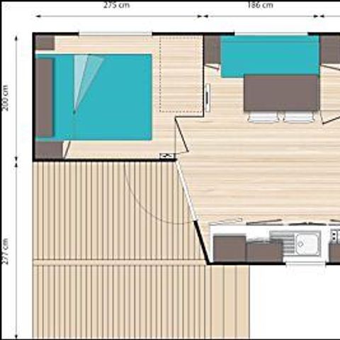 MOBILHOME 4 personnes - PLEIN AIR CLASSIC