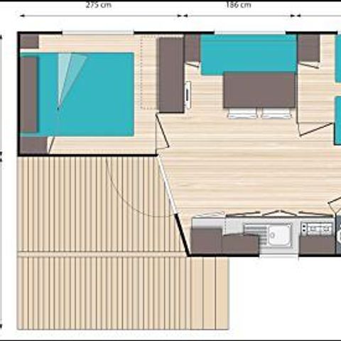 MOBILHOME 4 personnes - Mobilhome PLEIN AIR Vue panoramique