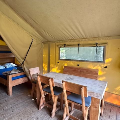 Safaritent 5 personen - Lodge | 2 slaapkamers | 5 personen | Geen badkamer