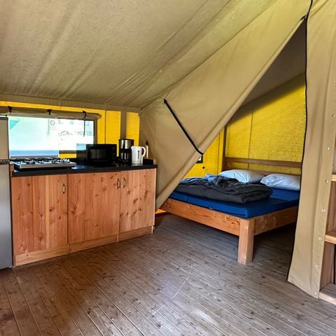 TENTE TOILE ET BOIS 5 personnes - Lodge | 2 Ch. | 5 Pers. | Sans SDB