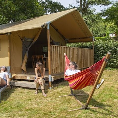 Safaritent 5 personen - Lodge | 2 slaapkamers | 5 personen | Geen badkamer