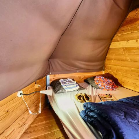 Zelt 4 Personen - Tipi 3 Zimmer 4 Personen (2 Erwachsene + 2 Kinder) Ohne Sanitäranlagen