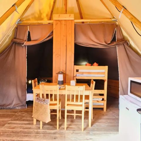 TENDA DA CAMPEGGIO 4 persone - Tipi 3 camere 4 persone (2 adulti + 2 bambini) senza servizi igienici