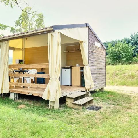 TENDA IN TELA E LEGNO 4 persone - Bungalow Toilé 3 Pièces 4 adultes (+ 1 enfant -9 ans) Sans Sanitaire