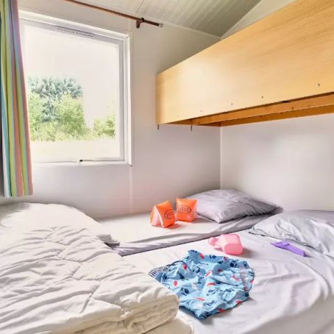 TENTE TOILE ET BOIS 4 personnes - Bungalow Toilé 3 Pièces 4 adultes (+ 1 enfant -9 ans) Sans Sanitaire