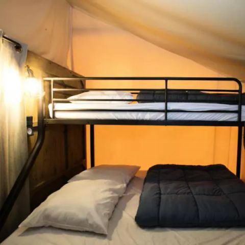 TENDA IN TELA E LEGNO 5 persone - Lodge Premium 3 Camere 5 Persone Aria condizionata