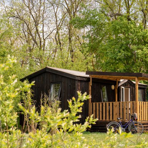 STACARAVAN 4 personen - hut met 2 slaapkamers