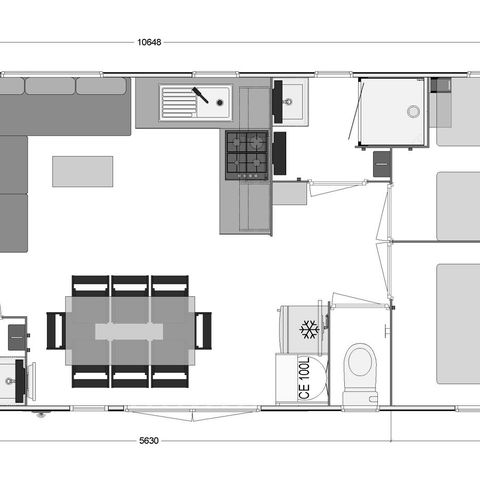 MOBILHOME 8 personas - Gama Quattro Premium Jacuzzi