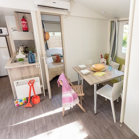 MOBILHOME 6 personnes - Classic XL | 3 Ch. | 6 Pers. | Terrasse surélevée | Clim.