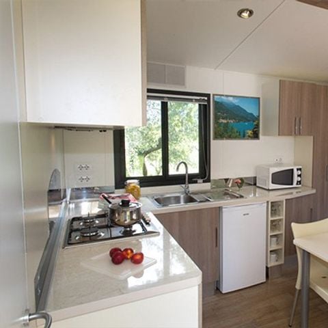 MOBILHOME 6 personnes - Mobil-home | Comfort XL | 2 Ch. | 4/6 Pers. | Terrasse surélevée | Clim.