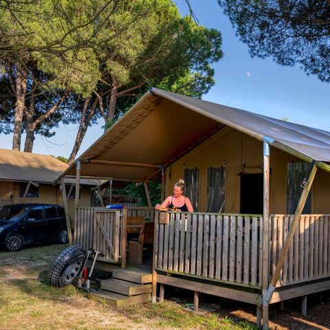 TENDA DA CAMPEGGIO 5 persone - Tenda Safari | 2 Camere da letto | 4/5 Persone | 1 Bagno