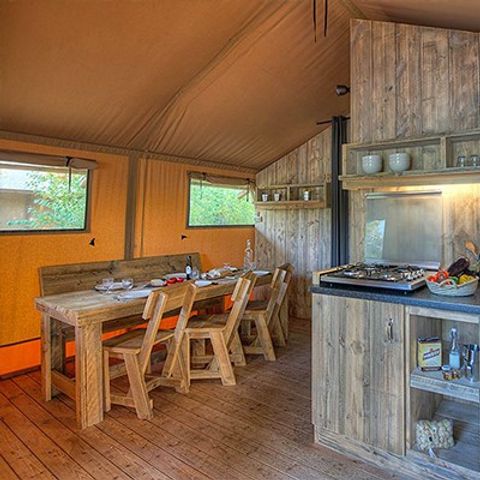 TENDA DA CAMPEGGIO 5 persone - Tenda Safari | 2 Camere da letto | 4/5 Persone | 1 Bagno