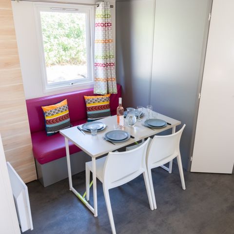 MOBILHOME 4 personas - Loggia Confort 24 m² 2 habitaciones + terraza cubierta + TV
