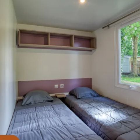 Mobilheim 6 Personen - Komfort 32m² Malaga - 3 Schlafzimmer + Überdachte Terrasse, Klimaanlage, TV, Geschirrspülmaschine