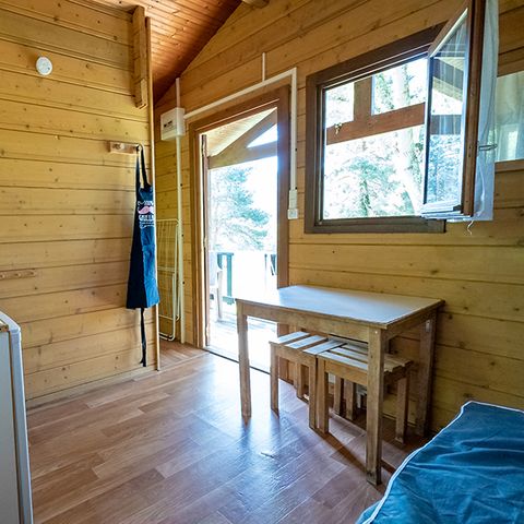 CHALET 4 people - Wooden Ecolodge (without sanitary facilities)