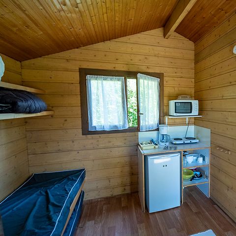 CHALET 4 people - Wooden Ecolodge (without sanitary facilities)