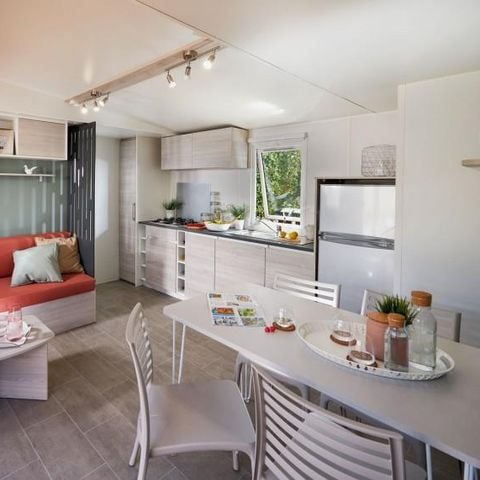 Stacaravan 4 personen - Comfort 29m² (2 kamers) - uitzicht op het meer