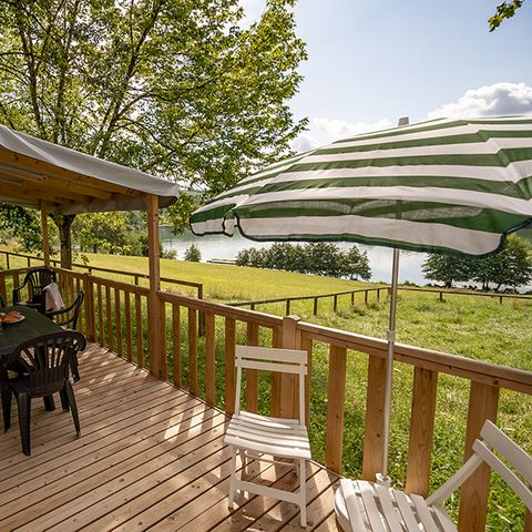 MOBILHOME 4 personnes - Confort 29m² (2 chambres)-vue sur le lac